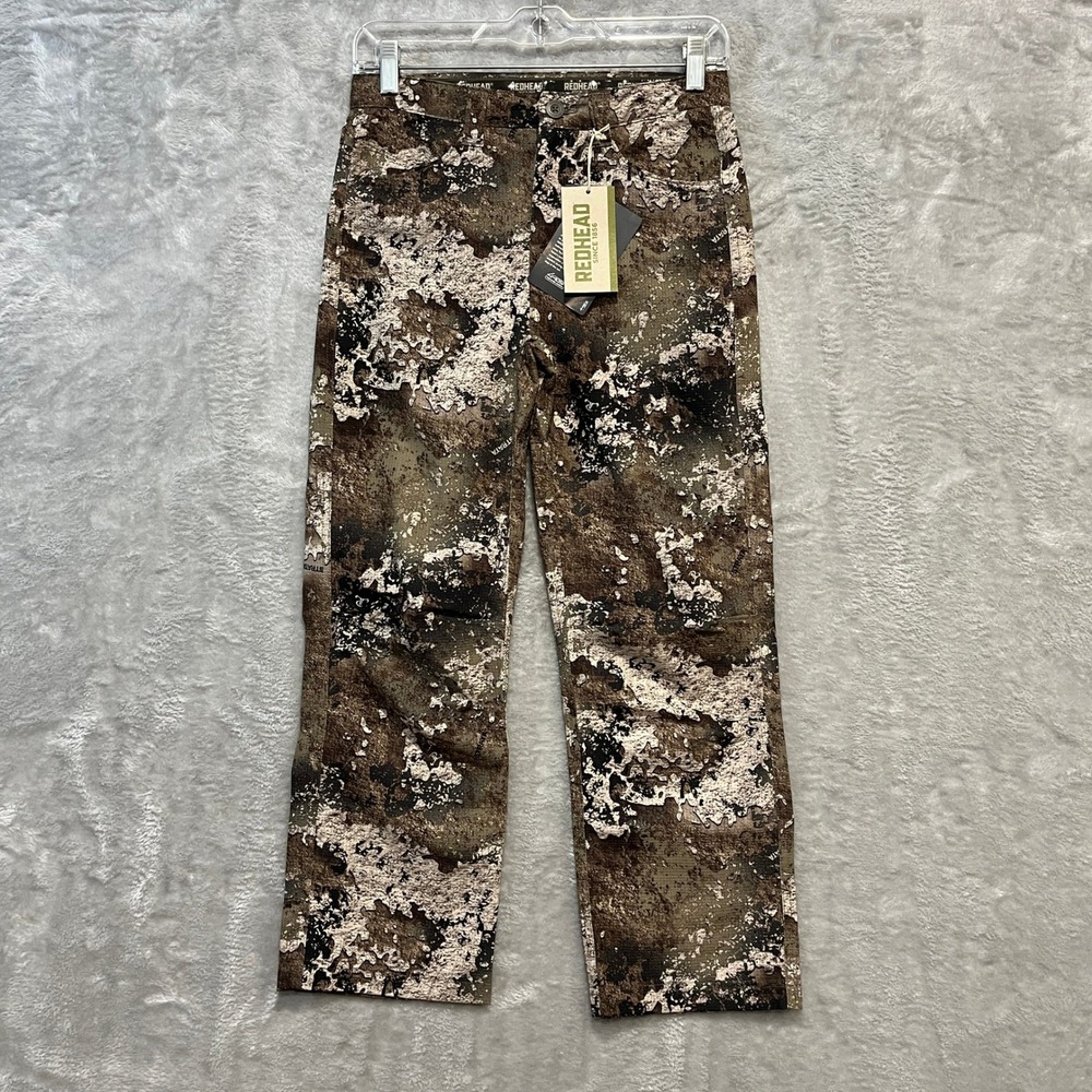 RedHead Hunting Pants Boys Size Medium Brown TrueTimber Strata Camo 5-Pocket